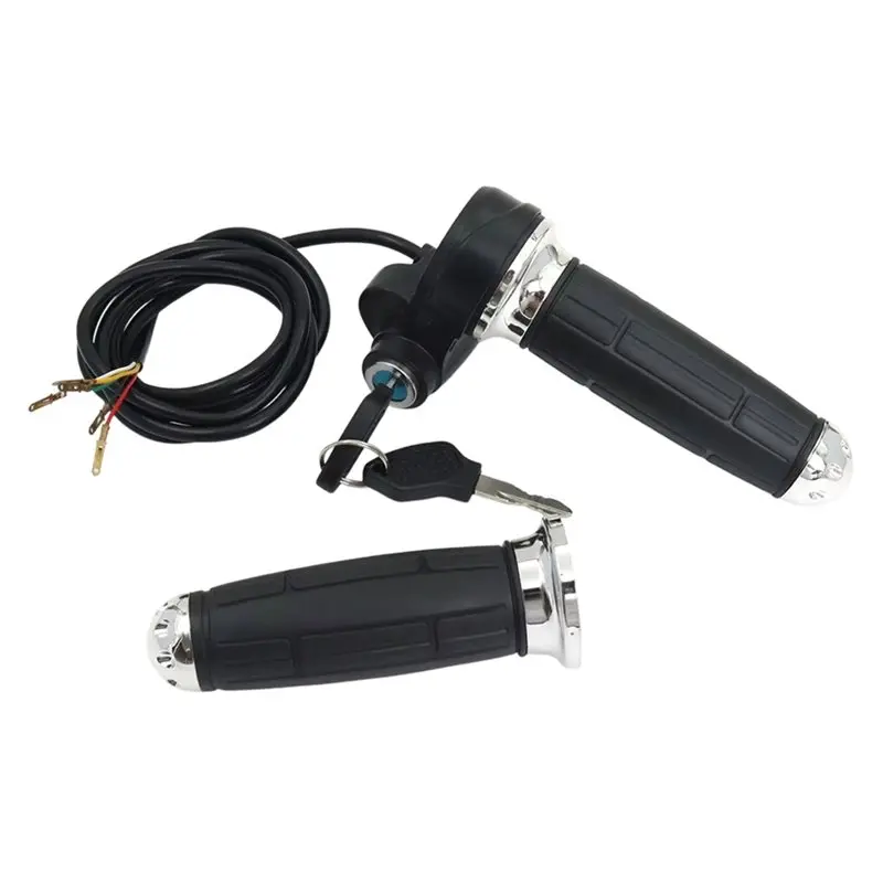 

Dropship-Motorcycle 25Mm Handle Grips Electronic Throttle Hand Grips With Lock For Citycoco Electric Scooter