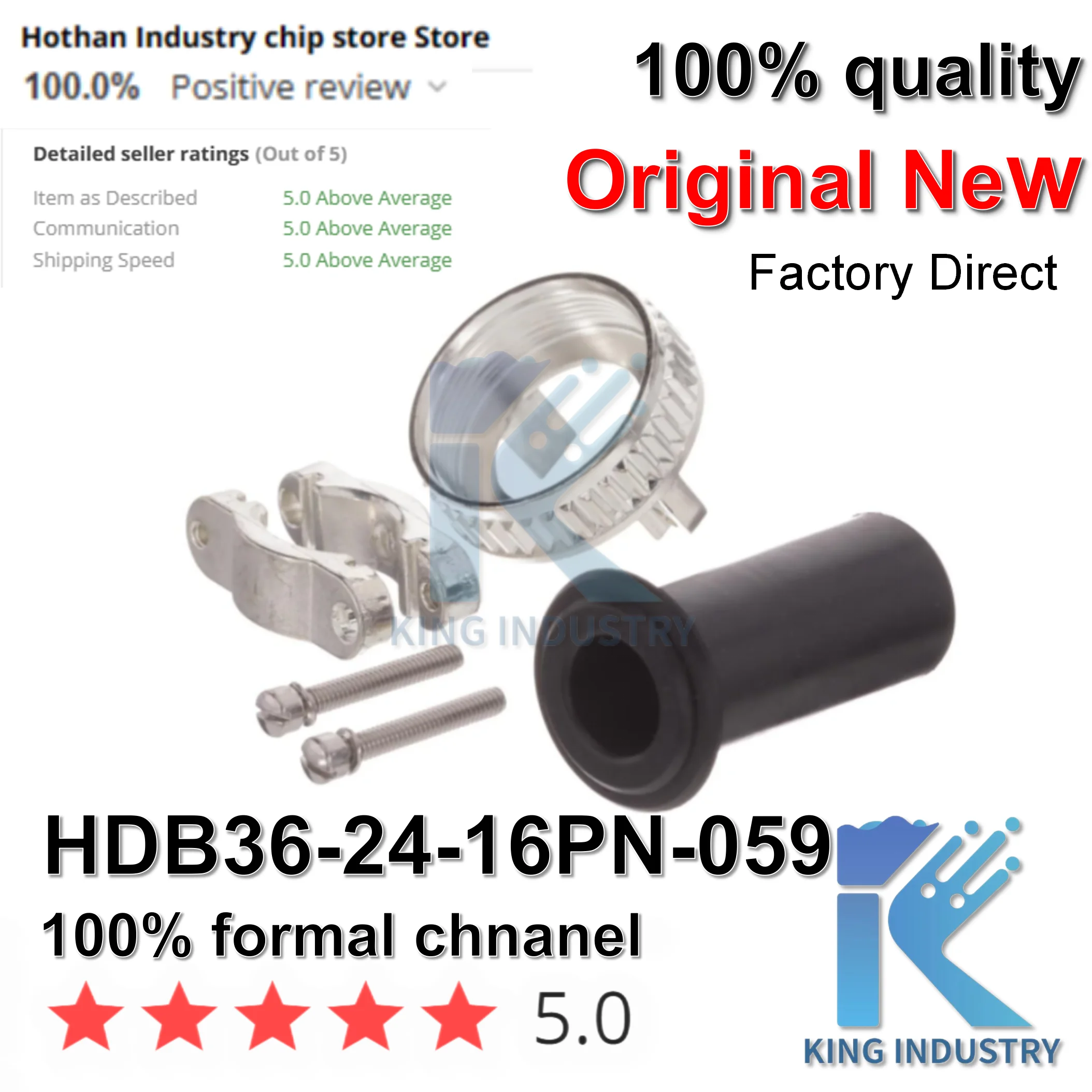 HDB36-24-16PN-059 Conectores automotivos, BR AWY PL ASM, 100% novo, 1PC