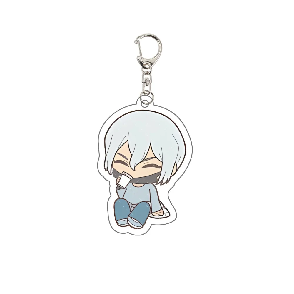 Dr.STONE Senku Ishigami 6cm Acrylic Stand keychain Cute Anime Collectible Desk Decor Birthday Gift for Fans - view 4