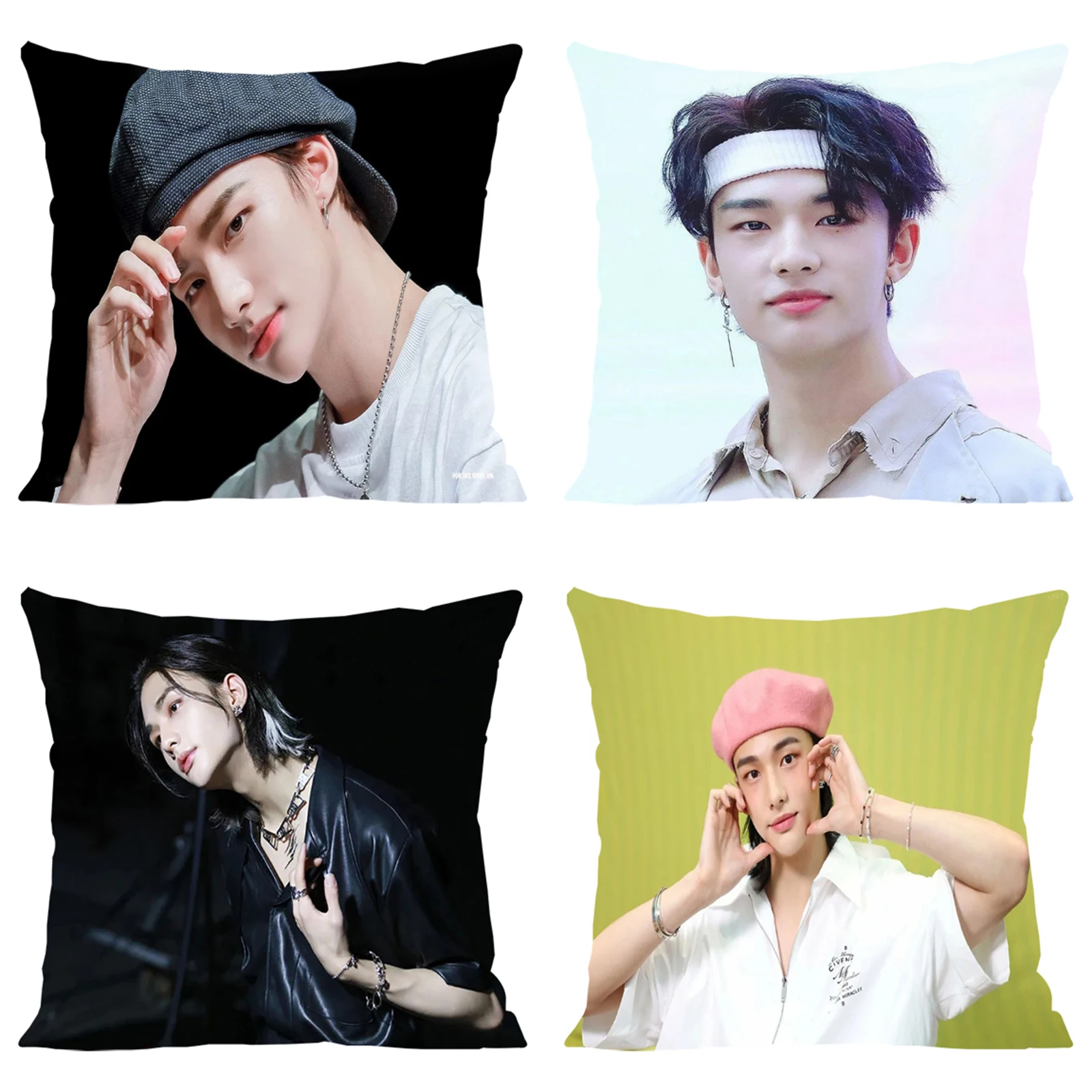 H-Hwang Hyun Jin 45x45 Cushions Cover for Pillow Covers Decorative Luxury Cushion Cover 50x50 Pillowcase 45*45 Home Decoration