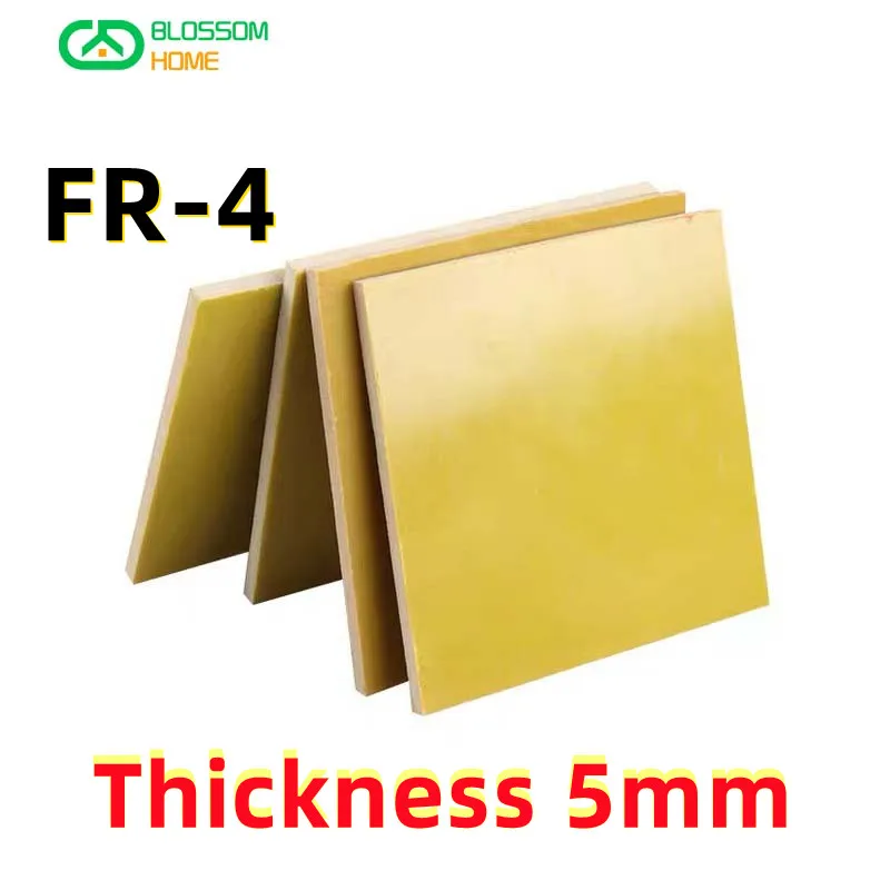 

5mm Thick 3240 Yellow Epoxy Resin Board FR4 Glass Fiber Board Processing Custom Engraving Whole Board Cutting