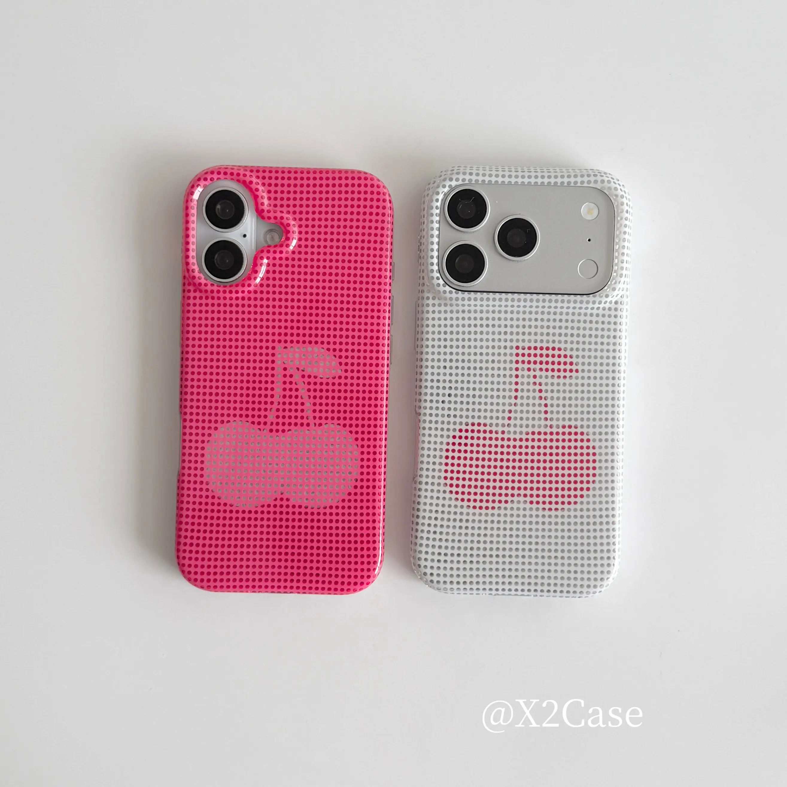 Korean Trendy Minimalist Polka Dots Cherry Phone Case For iPhone 17Air 16 15 14 13 12 11 Pro Max Plus Y2K Cover Ins Advanced