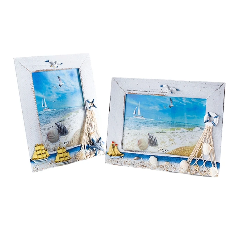 Stylish Nauture Themed 6Inch Picture Frame Display Your Love for Nature and Marine Life in Charm Way Cherish Memories