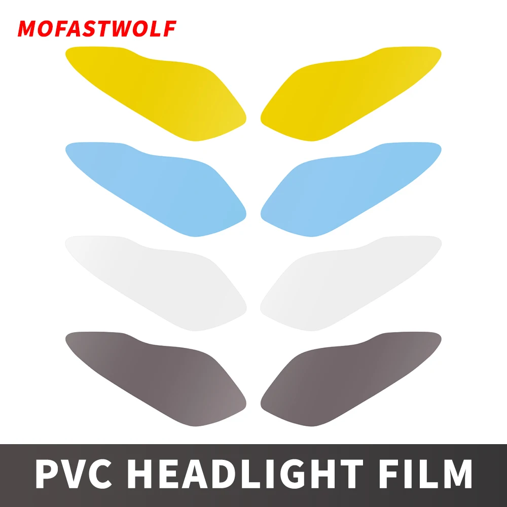 Fit for Kawasaki NINJA ZX6R ZX-6R 2009-2018 Motorcycle Headlight Protection Film Front Fairing Head Lamp Guard Sticker Decals