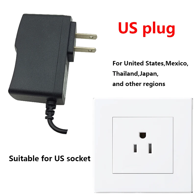 Adaptador de corriente Universal, fuente de alimentación de 7,5 V, 7,5 voltios, 0,5a, 500mA, 1A, conmutación de 220V a 7,5 V, AC DC, Adaptador de