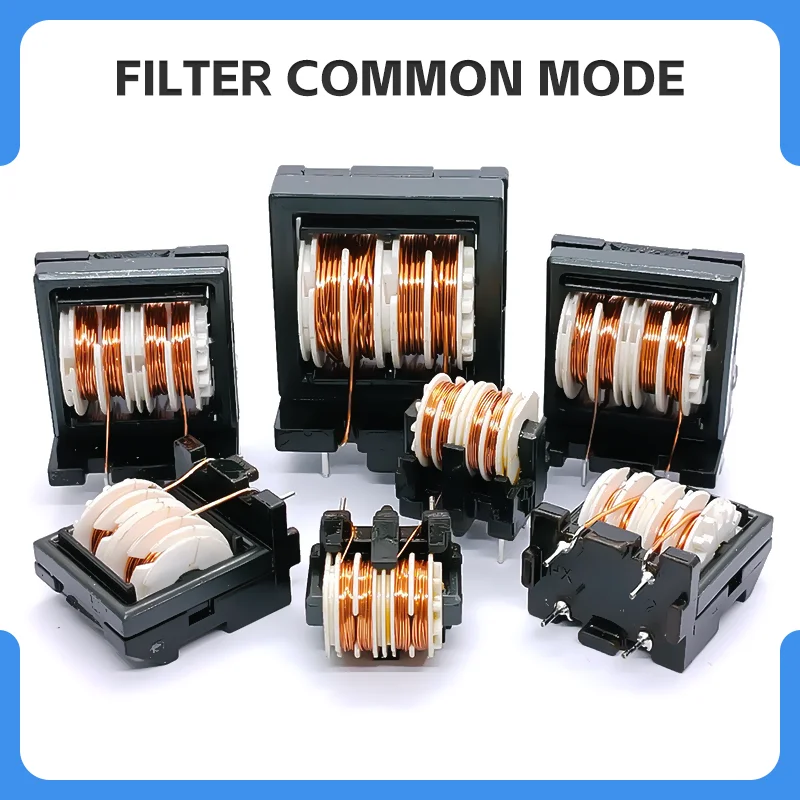 ET20 2/6/10/20mH ET24-1/10mH ET28-5/10/70mH ET35 15mH Power Filtering Inductor Common Mode Inductor