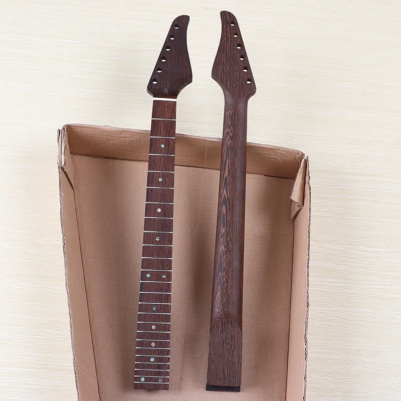 Electric Guitar Neck Wenge 6 Strings Satin Matte 24 Frets Guitar neck for Electric Guitar 5.6cm Heel Width