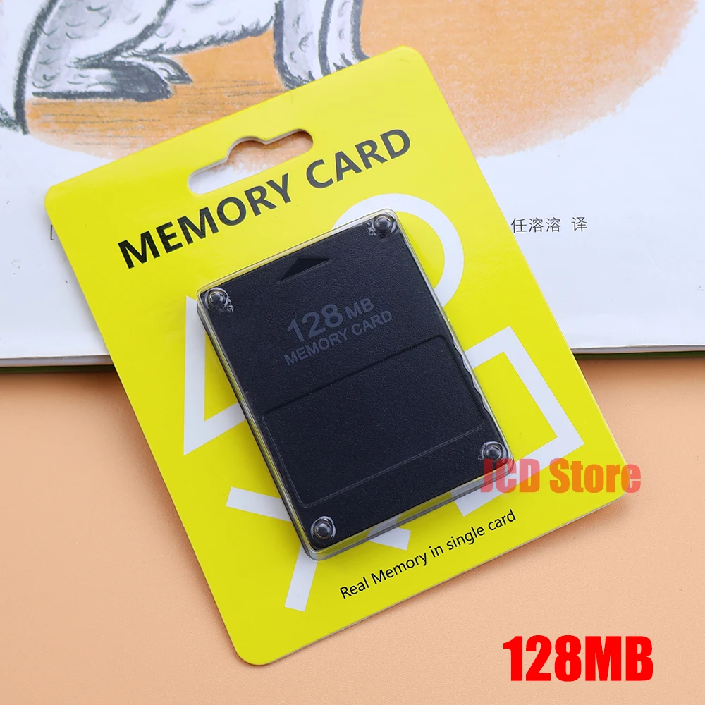 Para PS2 8MB/16MB/32MB /64MB/128MB/256MB tarjeta de memoria tarjetas de expansión de memoria adecuadas para Sony PS1 PS2 tarjeta de memoria negra al por mayor