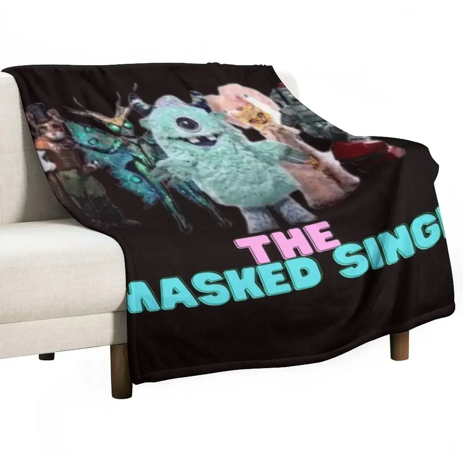 the Masked Singer Throw Blanket Summer Beddings cosplay anime Nap Luxury Thicken christmas gifts Soft Big Blankets