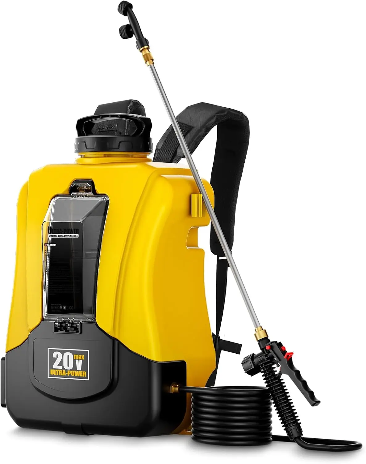 Gallon Backpack Sprayer Battery Powered 4 20V Bare Tool 0 90 PSI Adjustable Pressure High Volume 100 Output Per Charge Heavy Dut