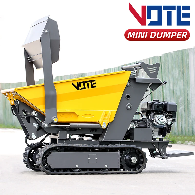 

minidumper crawler dumper 800kg CE/EPA/Euro 5 mini dump trucks diesel All-Terrain Engineering Vehicle customized