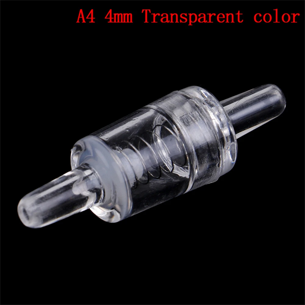 Translucency White For Fuel Air Liquid 4mm / 6mm / 8mm / 12mm Non-Return Water Stop Valve Check Valve One-way Lnline Valves