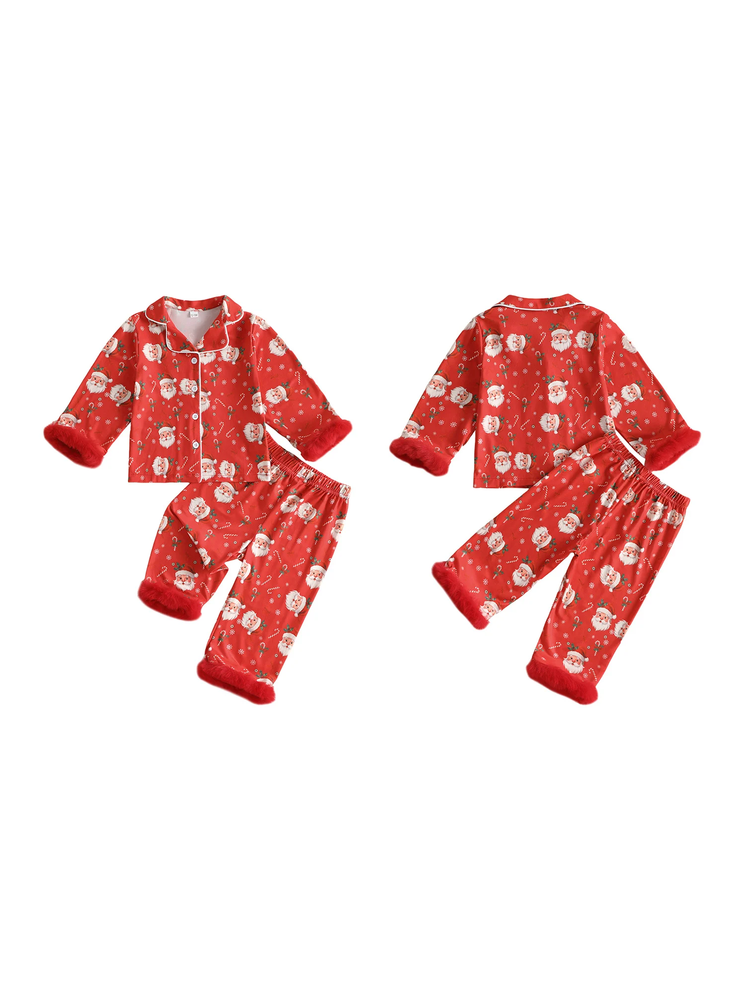 Print Long Satin Tops -Pants Tops Toddler-Baby-Girls Long Print Print-Long-Sleeve Premium Toddler Baby Girls