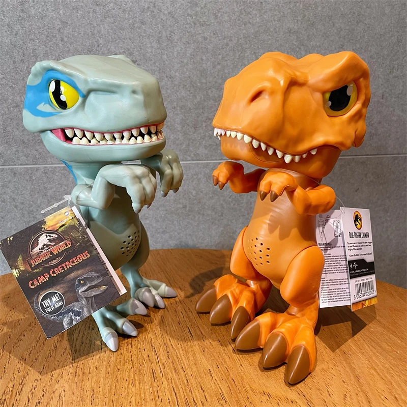 

Jurassic World Camp Cretaceous Roaring Light-Up Dinosaur Toy Trigger Chomper Velociraptor Blue Trigger Chomper T-Rex Kids Toys