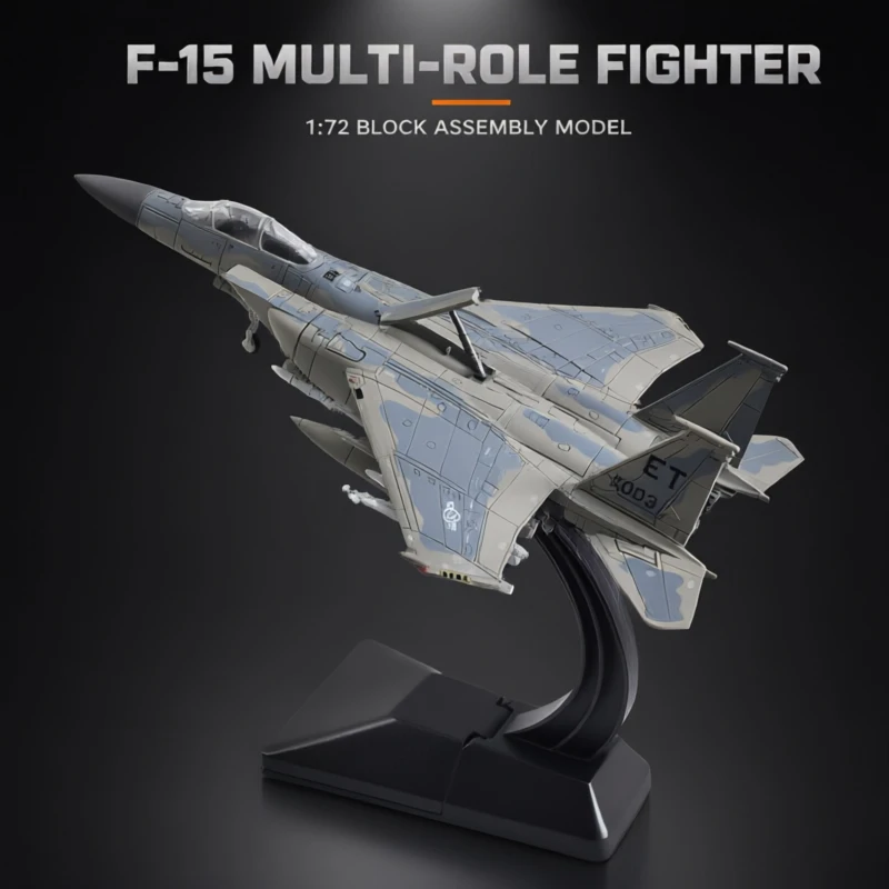 12 Styles USA F-15 F-16 F-22 F-35 Military Plane Model Fighter Ornament Plastic Assembly Home Placement Decoration Creative Gift