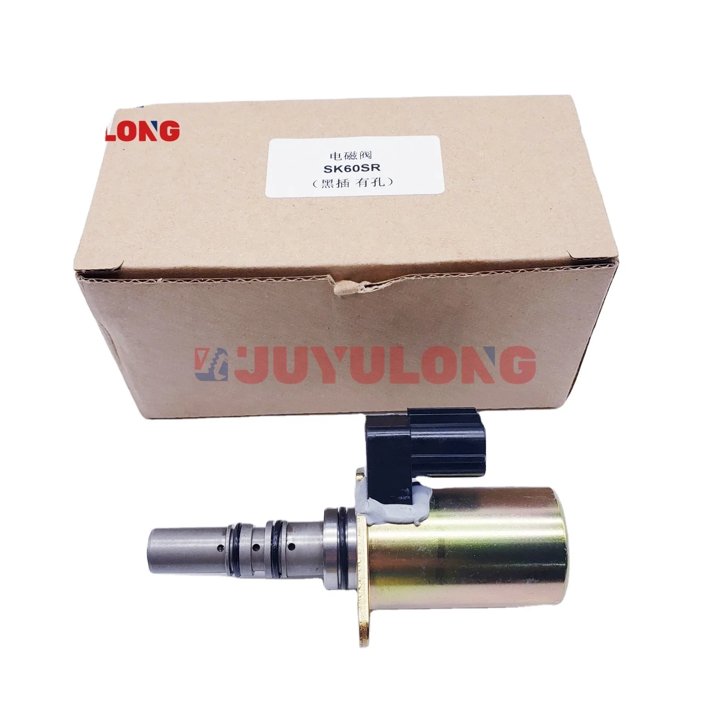 JUYULONG Excavator Hydraulic Pump Solenoid Valve YT35V00004F1 for KOBELCO SK60 SK70 Construction Machinery Parts