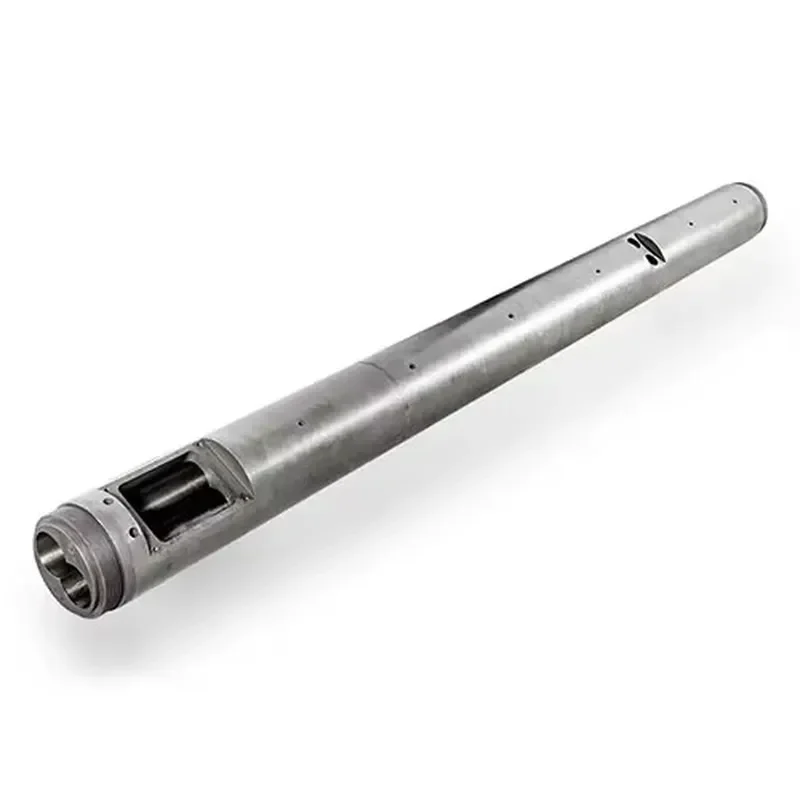 Twin Screw Extruder Machine Replacement Parts Steel Screw Barrel for Plastic Rubber