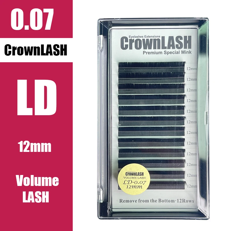 0.07 L Curl Eyelash Extension LB/LC/LD Lifting Lash CrownLASH Single/Mixed Tray