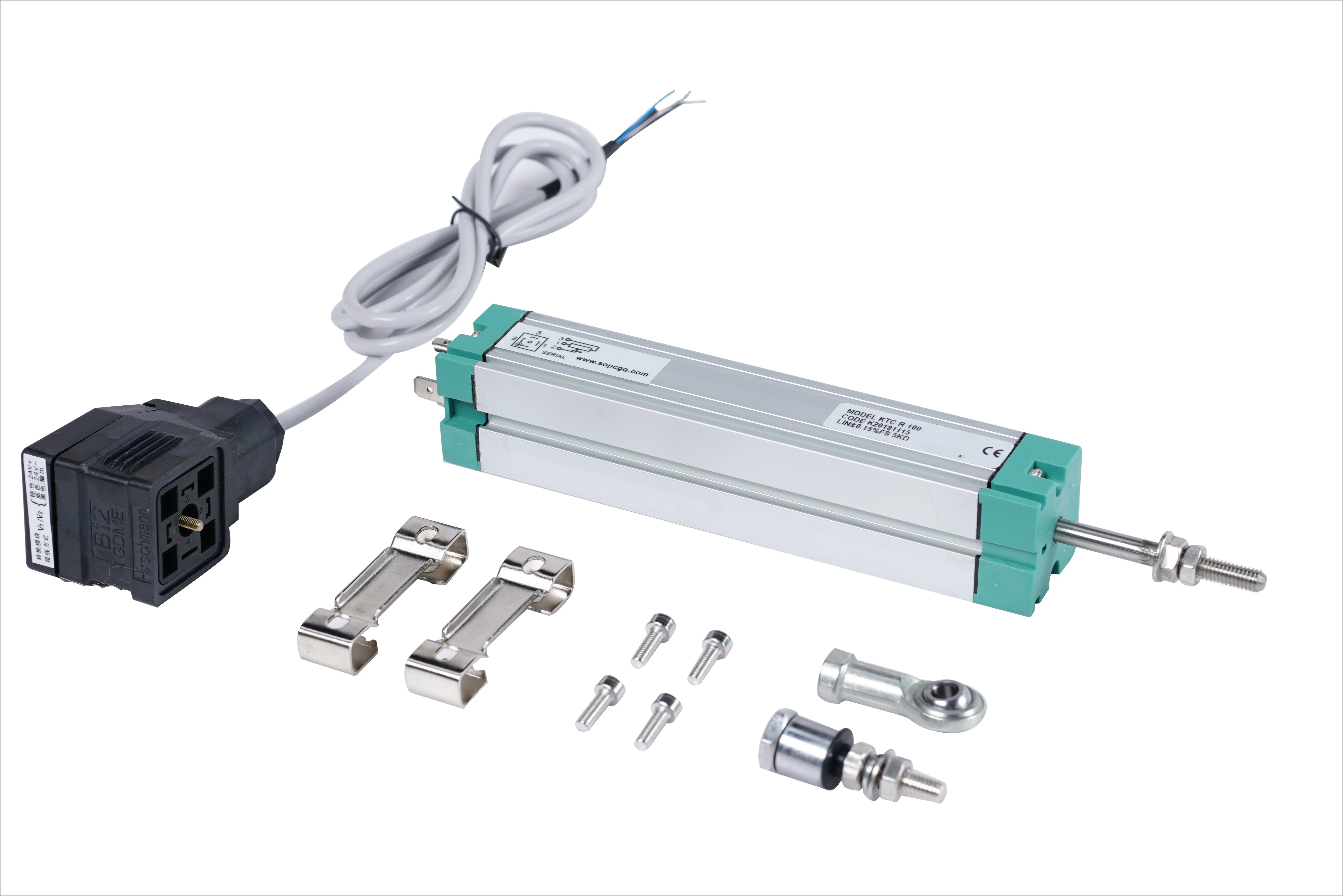 KTC Electric Ruler 225mm Stroke Resistance Output  Linear Potentiometer Sensor for Injection Machine