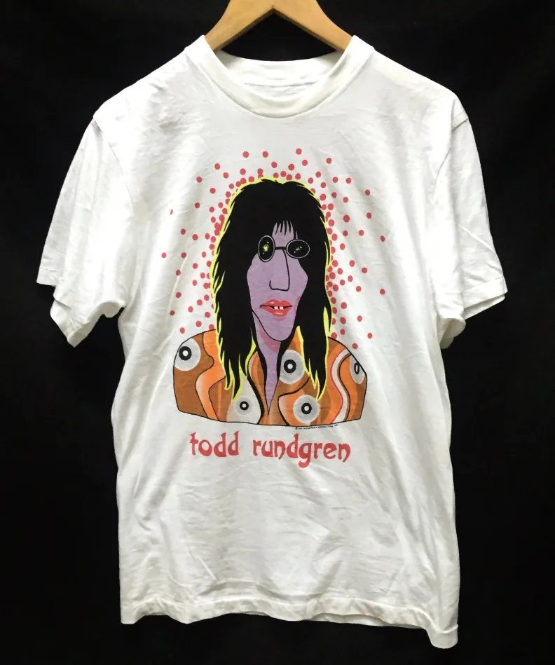 VINTAGE 80s TODD RUNDGREN T-shirt S-5XL EN042