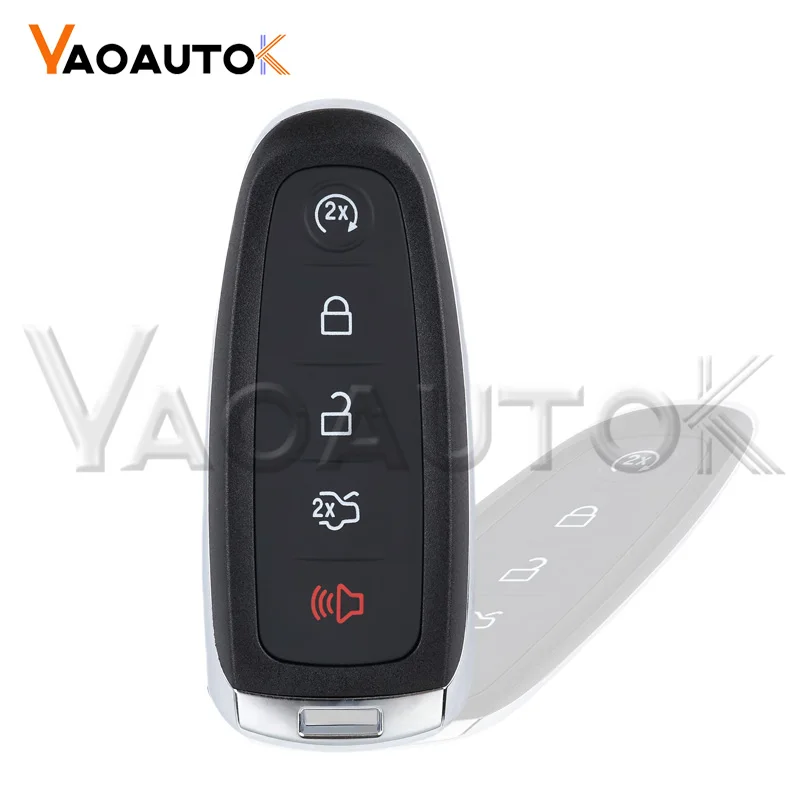 Remote Car Key Shell Fob Entry Remote For Ford Edge Expedition Explorer Flex Focus Taurus Lincoln MKX MKS MKT Navigator 5Buttons