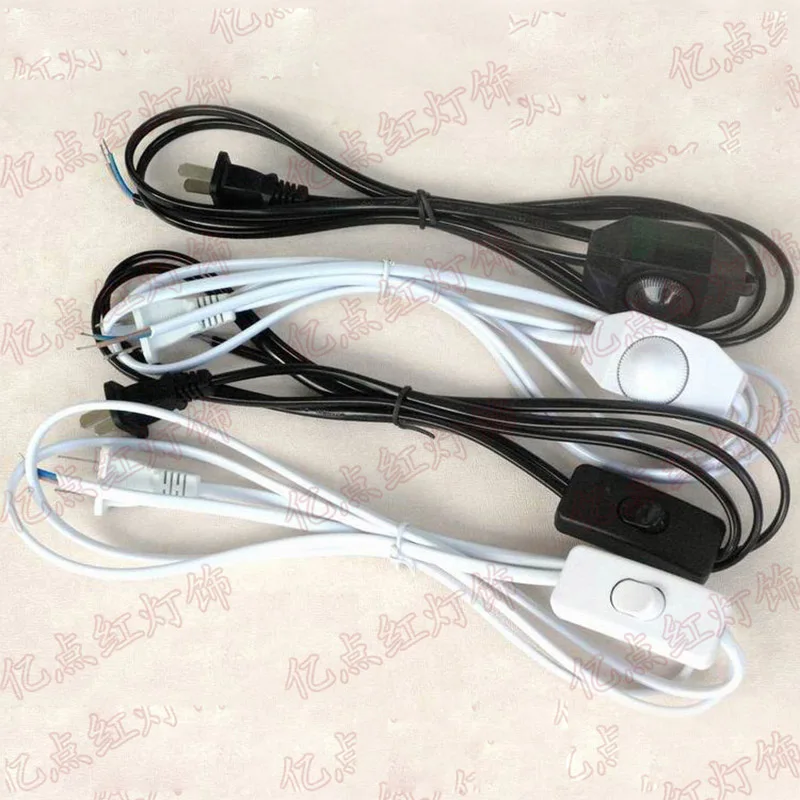 Desk Lamp Dimmer Switch Accessories Desk Lamp Switch Dimmable Wire Regulator DIY Salt Lamp Plug Cord Desk Lamp Cord Copper Core