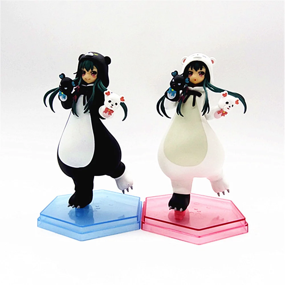 أنيمي يونا الشكل كوما كوما الدب المنبثقة موكب المقتنيات Kawaii الفتيات نماذج PVC التماثيل الزخرفية ألعاب الدمى الهدايا