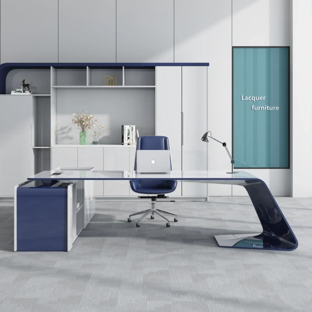 

Paint Personality Simple Modern White Atmosphere Executive Desk Office