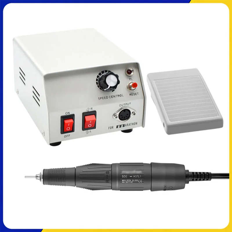

35000 об/мин MARATHON 168 микромотор для полировки зубов H37L1 ручка и наконечник микромотор стоматологическая лаборатория дрель инструмент для полировки