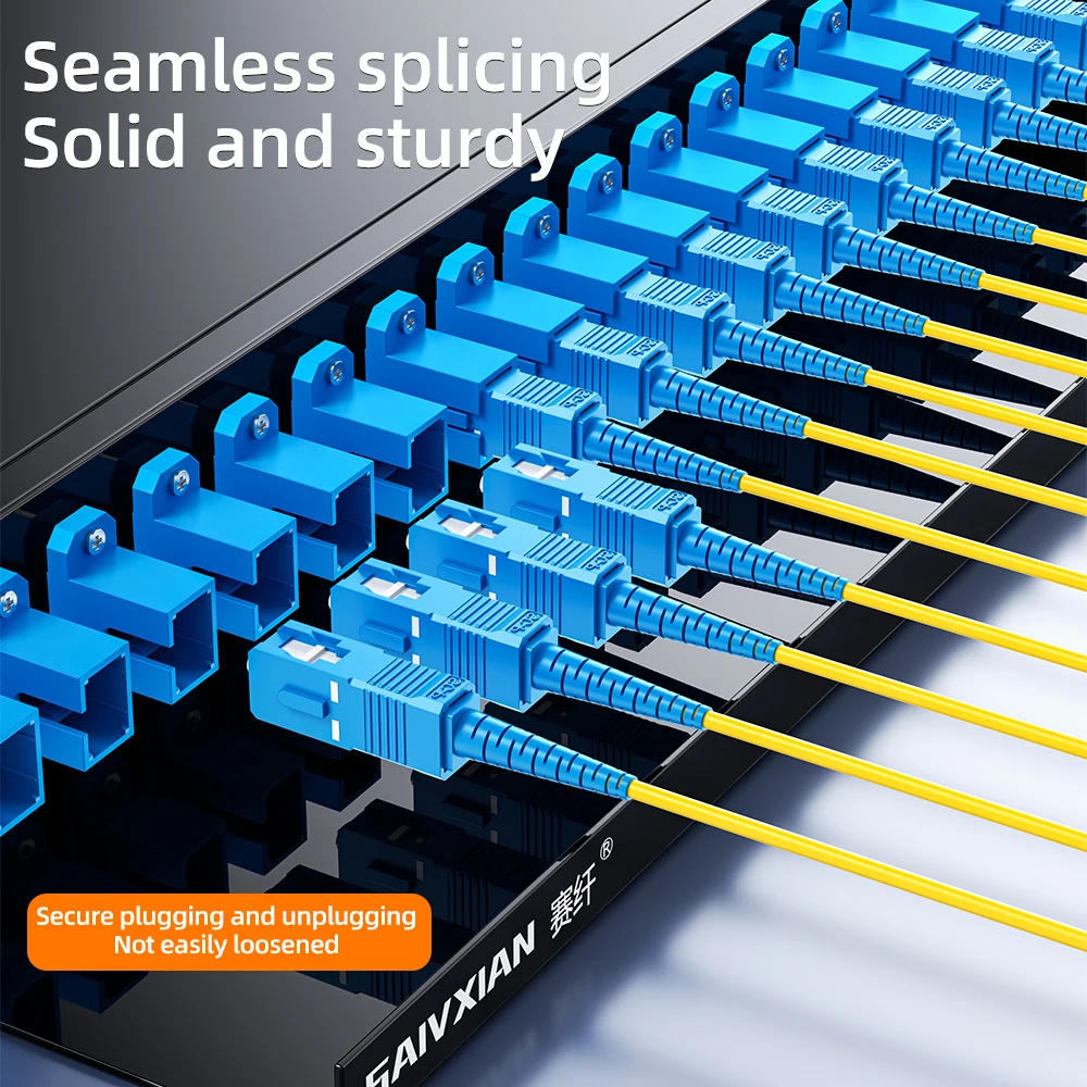SAIVXIAN SC LC FC ST APC/UPC LC ST SX FTTH Fiber Optic Connector Simplex Duplex Fiber Optic Adapter Optical Coupler