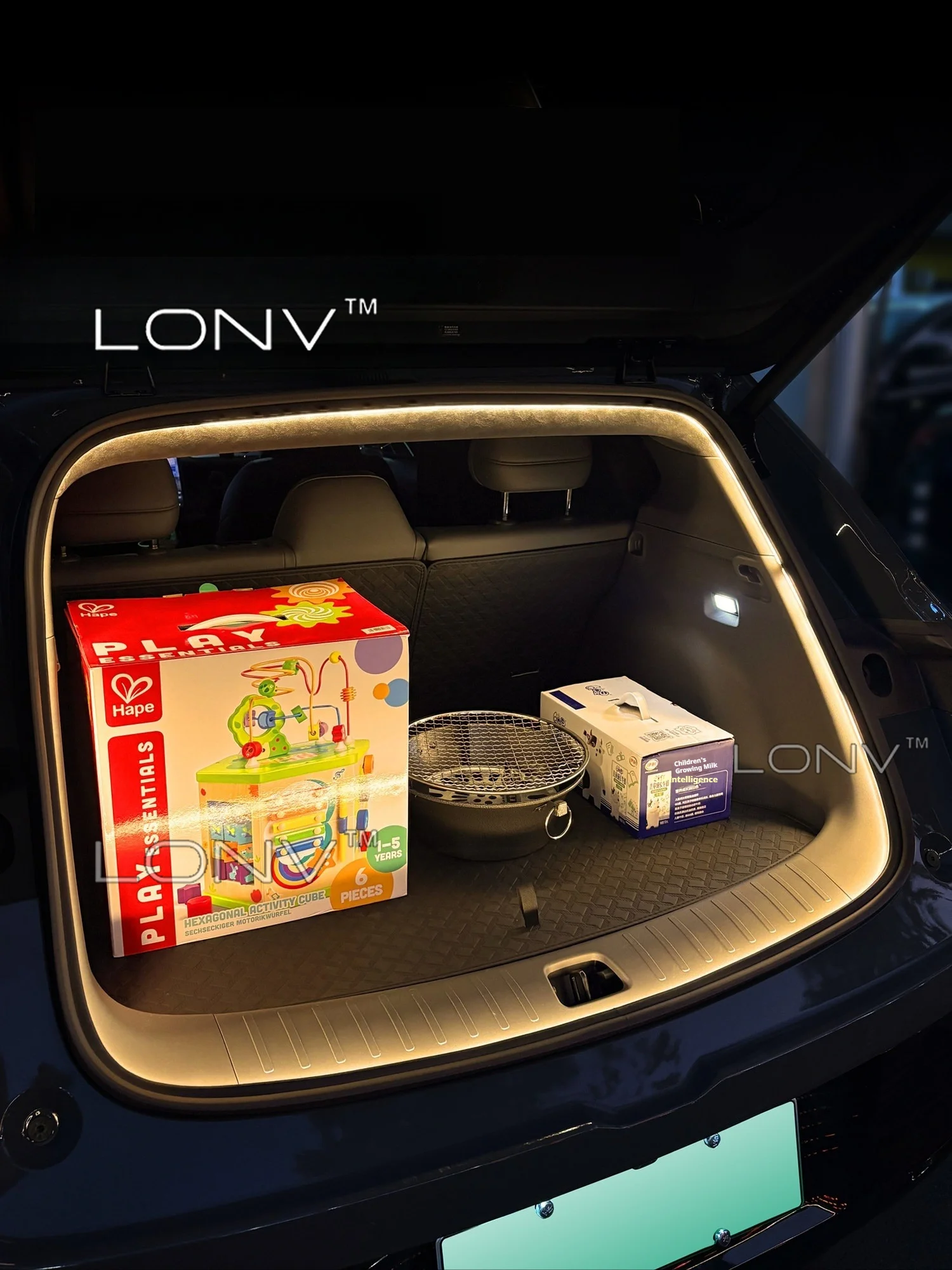 For Leapmotor B05 Lafa 5 2026 2027 Car Trunk LED Strip Trunk Led Light High-Brightness LED Tool-Free Installation Accessories