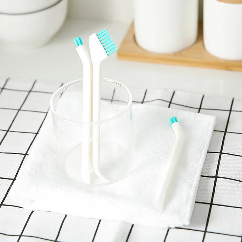 Baby Bottle Gap Cleaning Brush Household Kitchen  2 Pcs/Set Cleaning Narrow Brush Long Handle Portable Gap Tool Small Brush