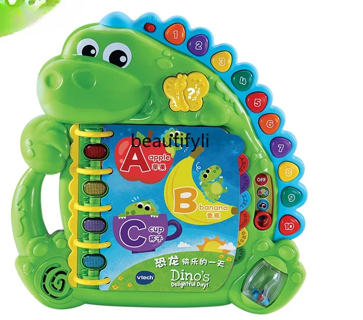 

Dinosaur Storybook Learning English Alphabet Phonics Early Education Machine Electronic Point Reading Enlightenment