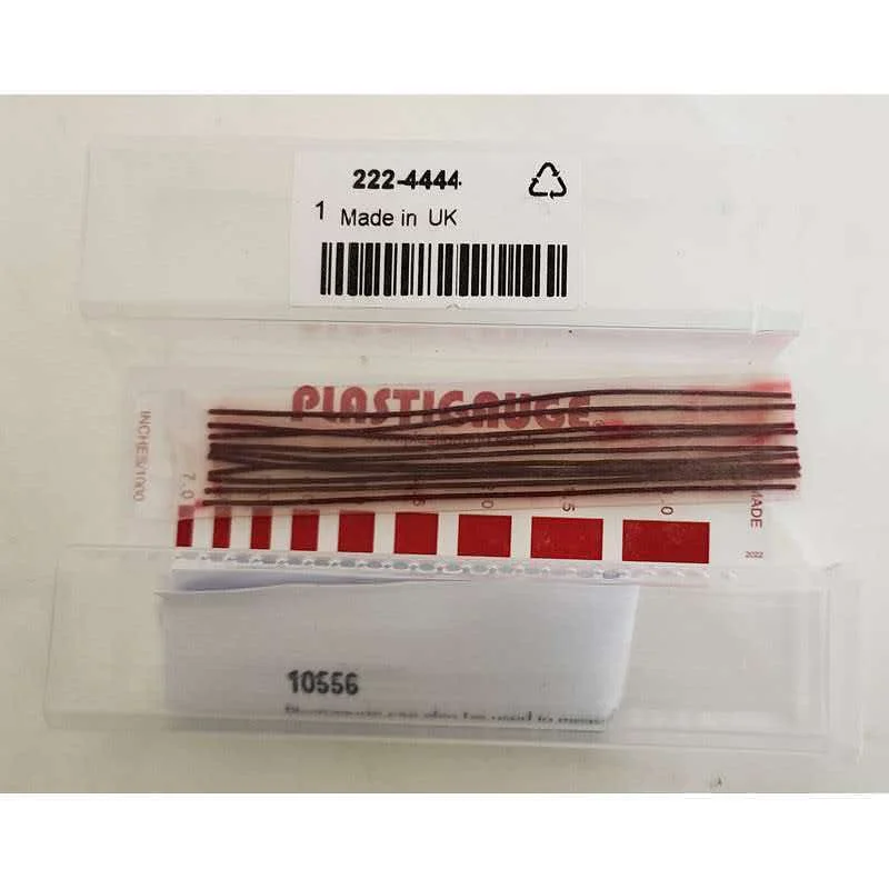 10pc PL-A bearing plastic clearance gauge, measuring clearance gauge 0.025-0.175 mm