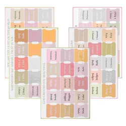 Bible Book Tabs Spanish Index Tags Journaling Supplies for Study Page Men and Women