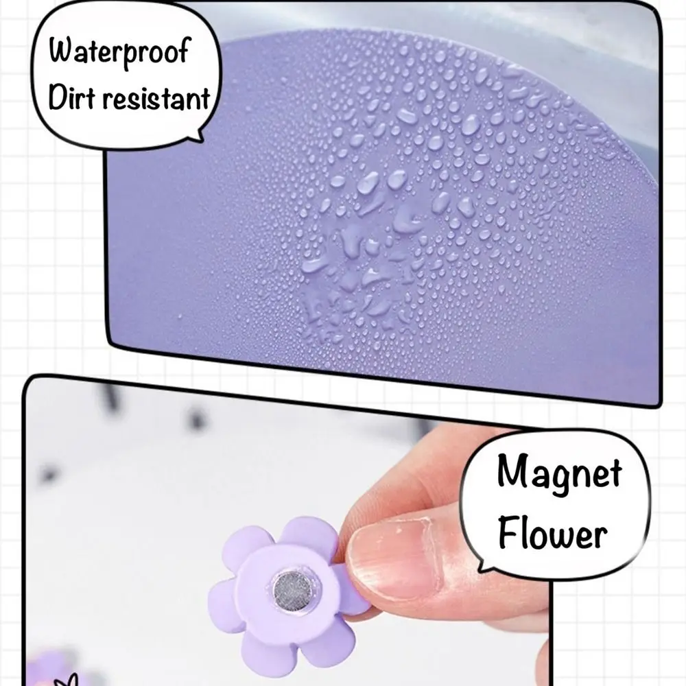 لوحة رسائل سطح المكتب ذات سعة كبيرة إبداعية لوحة تخزين منحنية عمودية إطار صور مغناطيسي لتزيين سطح المكتب والمنزل والمكتب #3