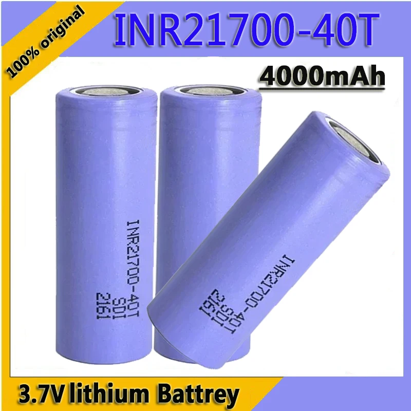 100% Original INR21700 4000mah  3.7V discharge Li ion battery lithium batteries high discharge free shipping