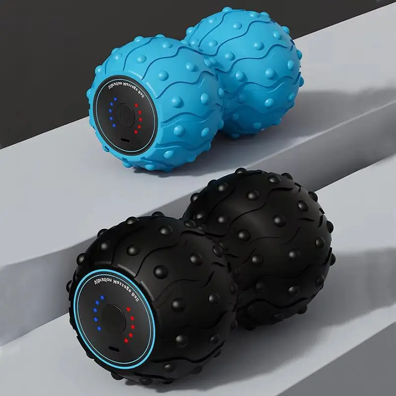 5-Speed Electric Massage Ball Vibrating Fascia Ball Usb Rechargeable Yoga Roller Pain Relief Muscle Relaxation Home Training