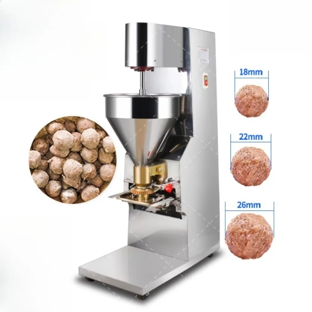 

Commercial Automatic Meatball Fish Ball Maker Multi Purpose Stainless Steel Forming Machine High Efficiency for Beef Kitchen