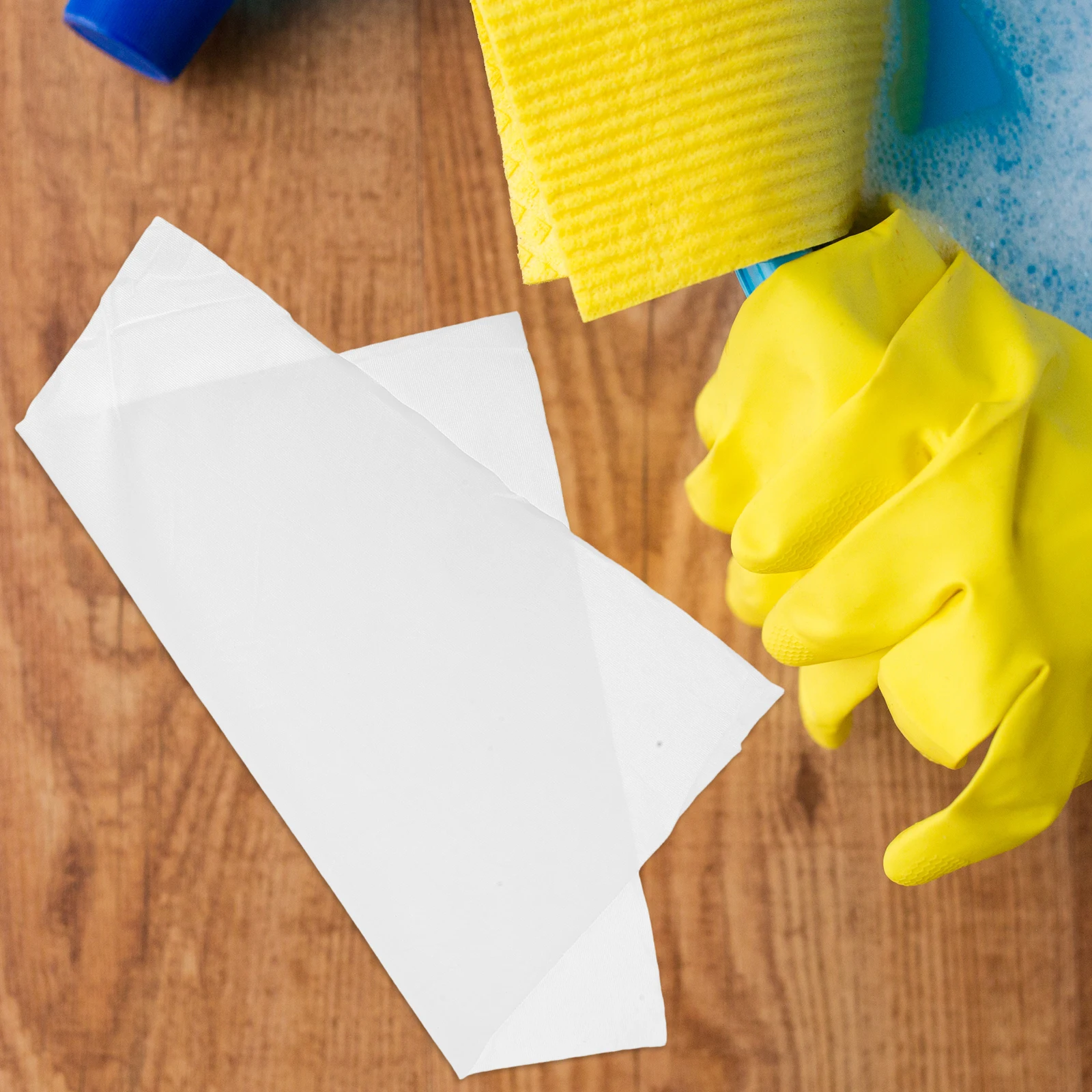 

100pcs White 22cm Industrial Wipes Ultrafine Fiber Cloth Cleanroom Dusting Rags Reuseable Screen Polishing Cloth