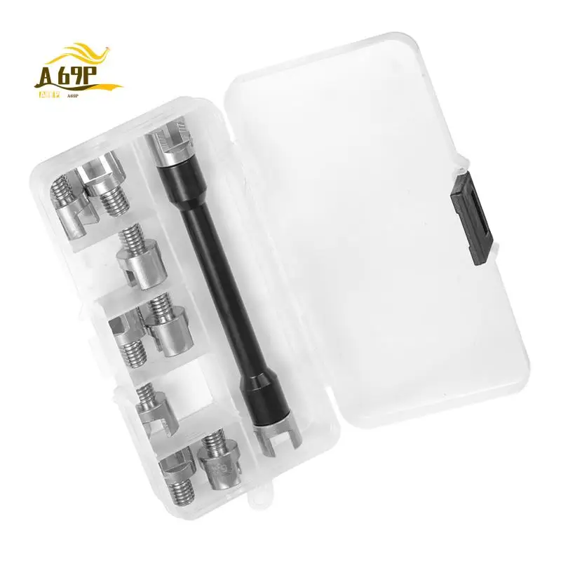 

A69P-Dirt Bike Tool Wrench Spoke Tool Adjusting Wrench Spoke Regulator Motorcycle Storage Box Wrench Tire Wire Wrench