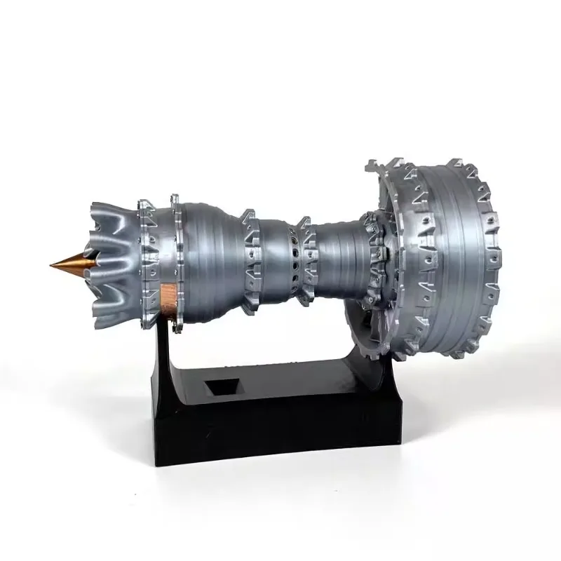 Creative turbofan engine model, aircraft engine model ornament toy can be started