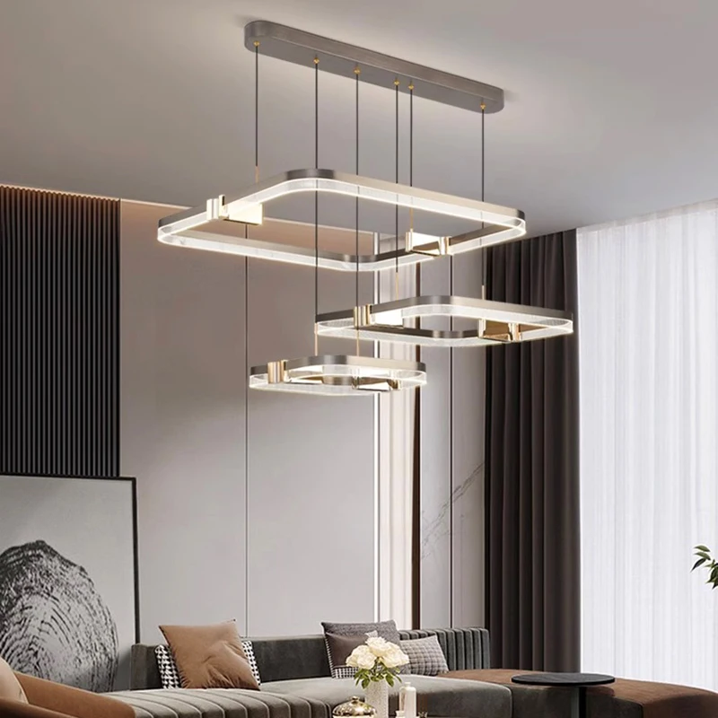 

Modern rings dining room lamparas decoracion hogar modern smart Pendant lights lamp decoration salon Chandeliers for dining room