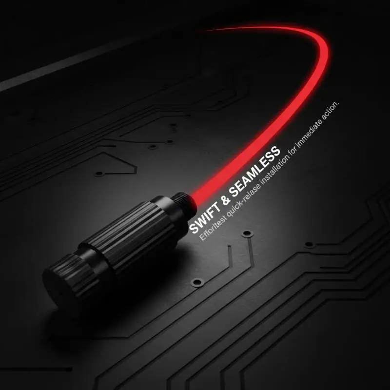 New Fiber Optic Slingshot Sight with Laser Aiming Infrared LED Light Accurate Targeting for Night Hunting Sports Games