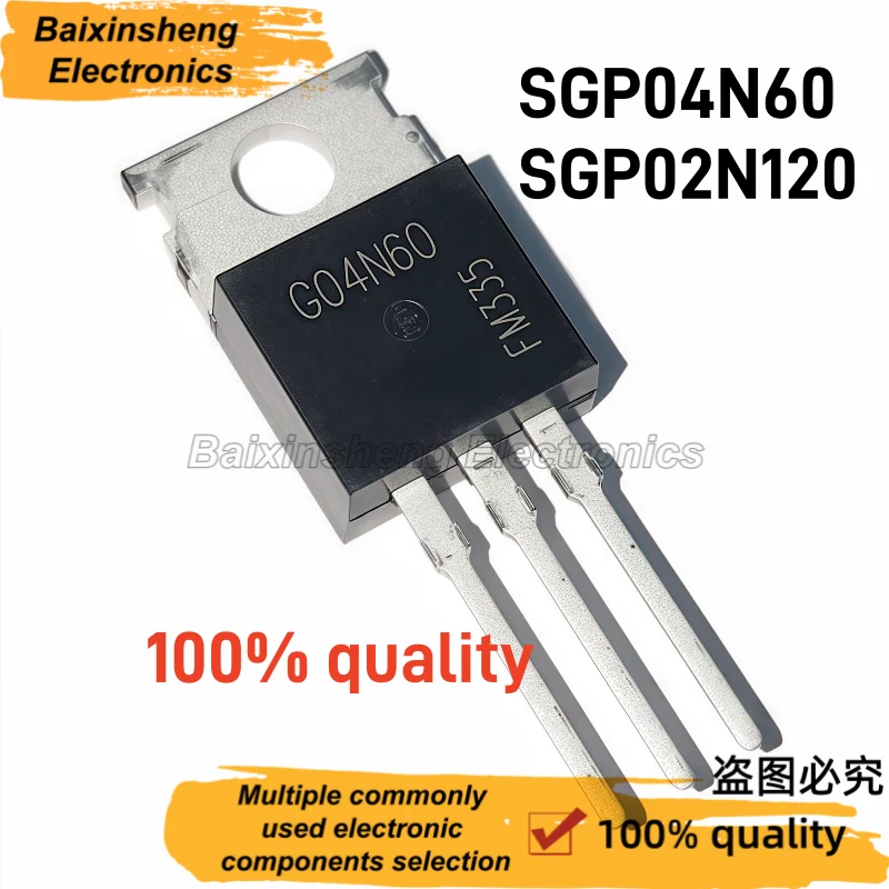10PCS G04N60 SGP04N60 4A600V,SGP02N120 GP02N120 1200V 2A,TO-220 100% quality MOSFET