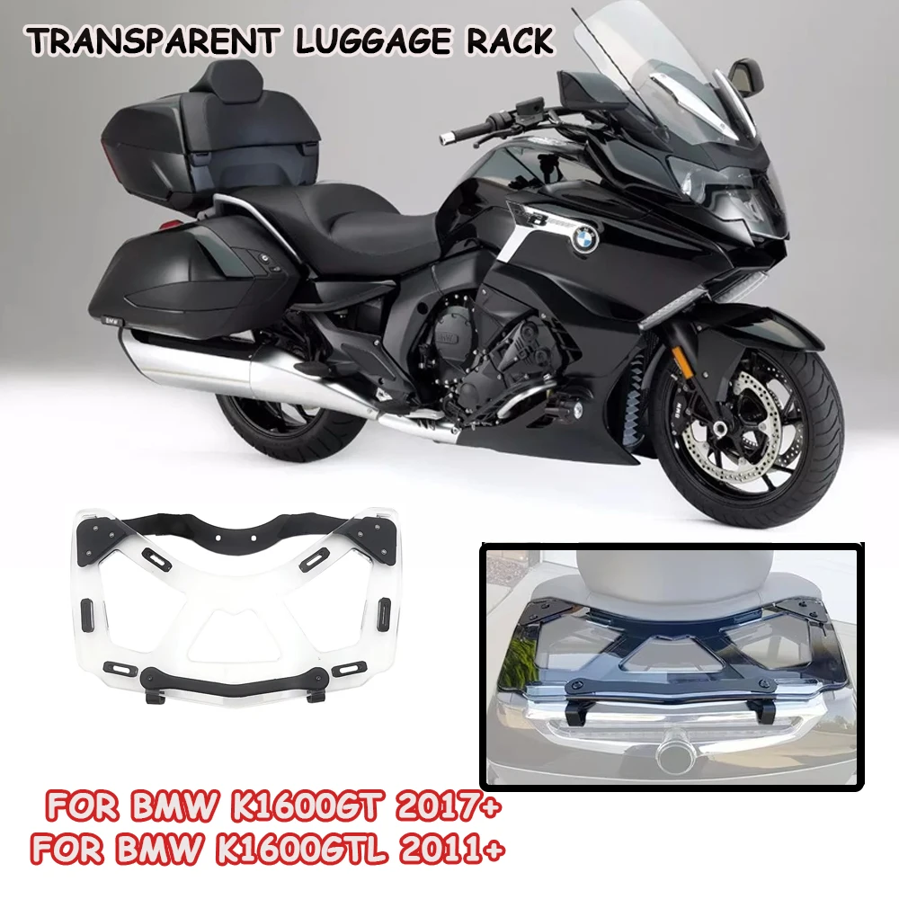 

for K1600GTL 100% Brand NEW Motorcycle Accessory Transparent Luggage Rack On Topcase FOR BMW K1600GTL 1600PP11T Transparent