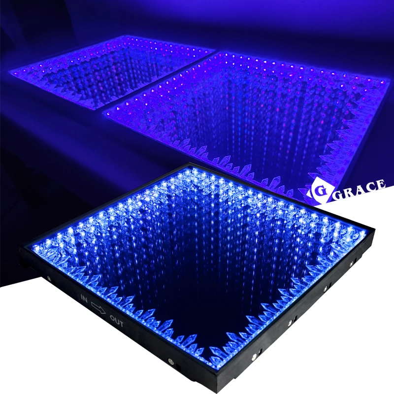 Igracelite كريستال 3D LED أرضية الرقص IP55 داخلي مقاوم للماء RGB 3 في 1 أرضية الرقص المغناطيسية