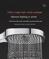 13CM Large Panel Shower  3 Mode Shower Head High Pressure Water Massage Shower Head Set with Cartridge Bathroom Accessories