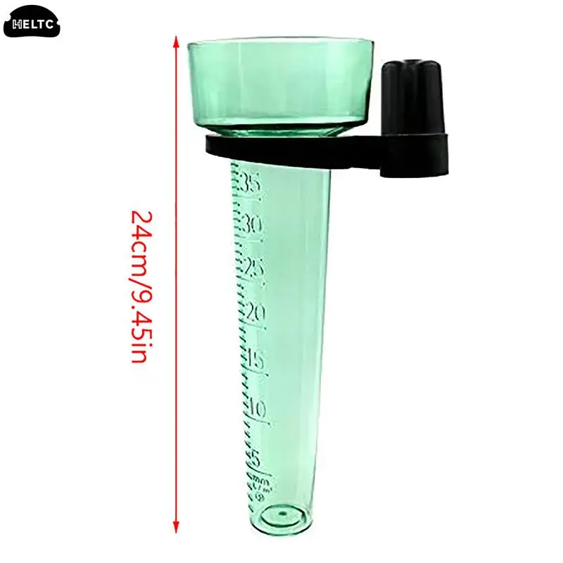 1pcs Green Portable Polystyrene Rain Gauge Measurement Tool For Garden Water Ground Outdoor Rain Meter Collect Rainwater