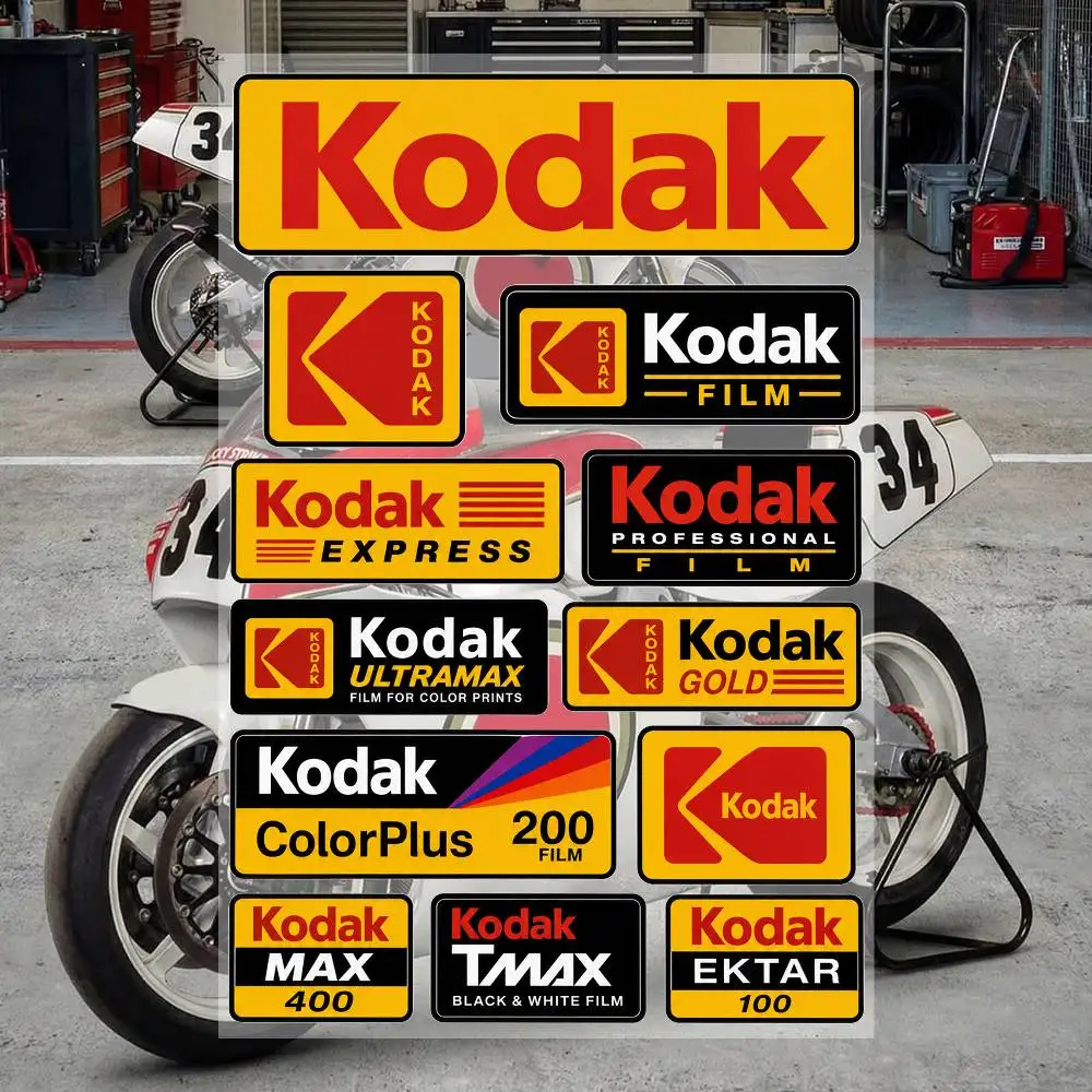 K-odaK- Wasserdichte Vinyl-Aufkleber für Auto, Motorrad, Fahrrad, Skateboard, Laptop, Flasche, Handy – Detail 1